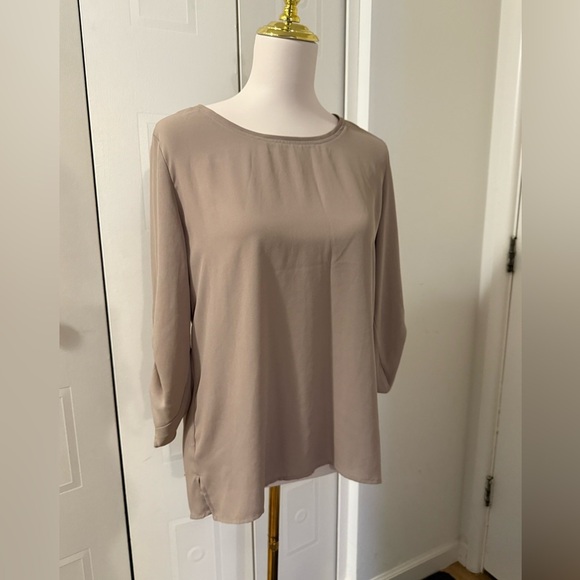 Sweet Rain Large Beige Blouse - Picture 2 of 6